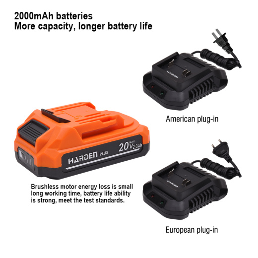 Аккумуляторная дрель-шуруповёрт 20V Harden Pro Арт.758220